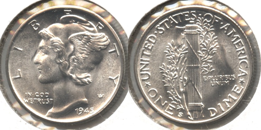 1945-S Mercury Dime MS-63 #af