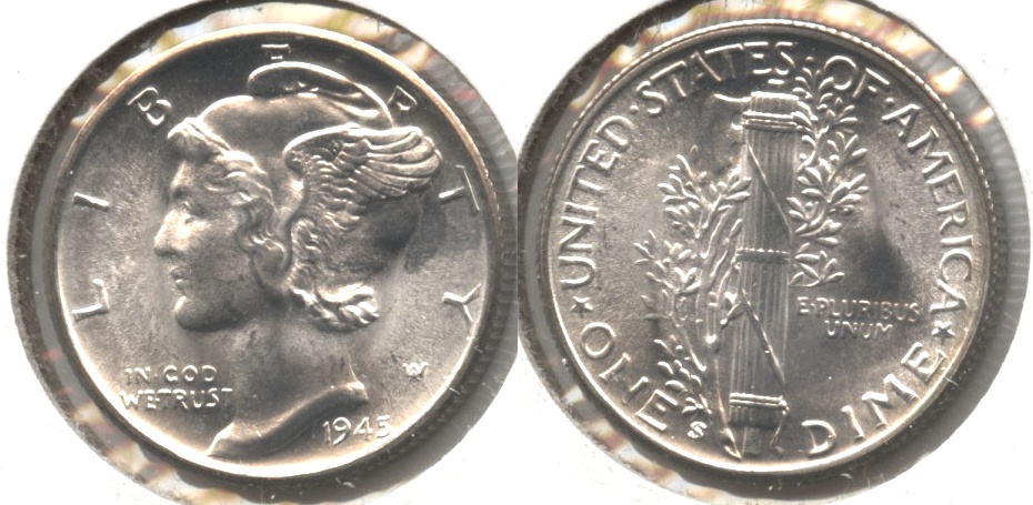1945-S Mercury Dime MS-63 #ak