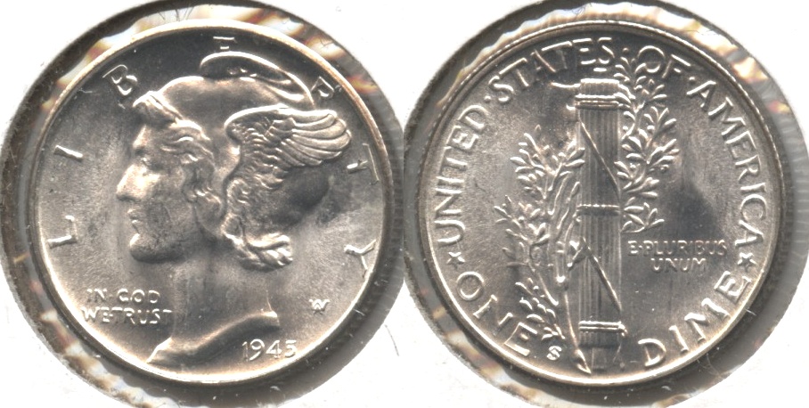1945-S Mercury Dime MS-63 #am