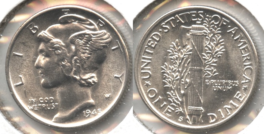 1945-S Mercury Dime MS-63 #aq