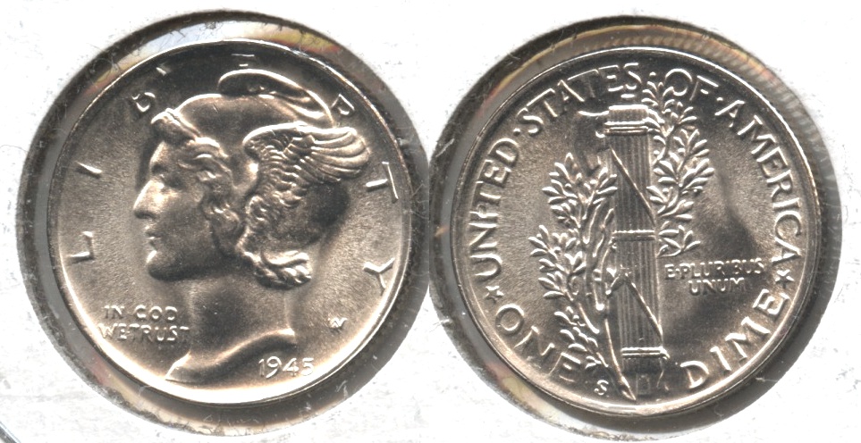 1945-S Mercury Dime MS-63 #au