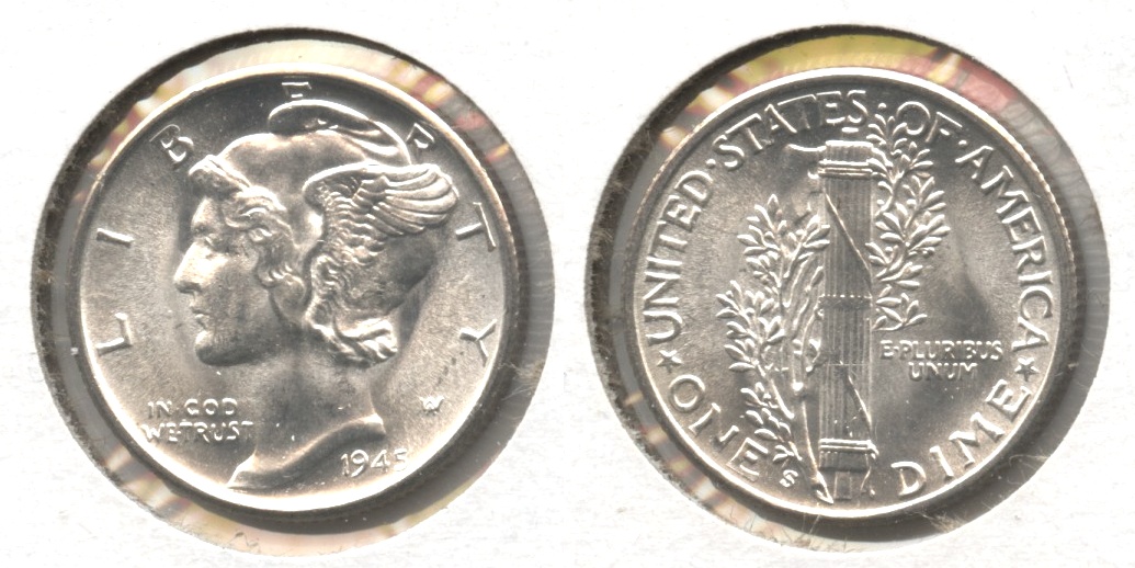 1945-S Mercury Dime MS-63 #aw