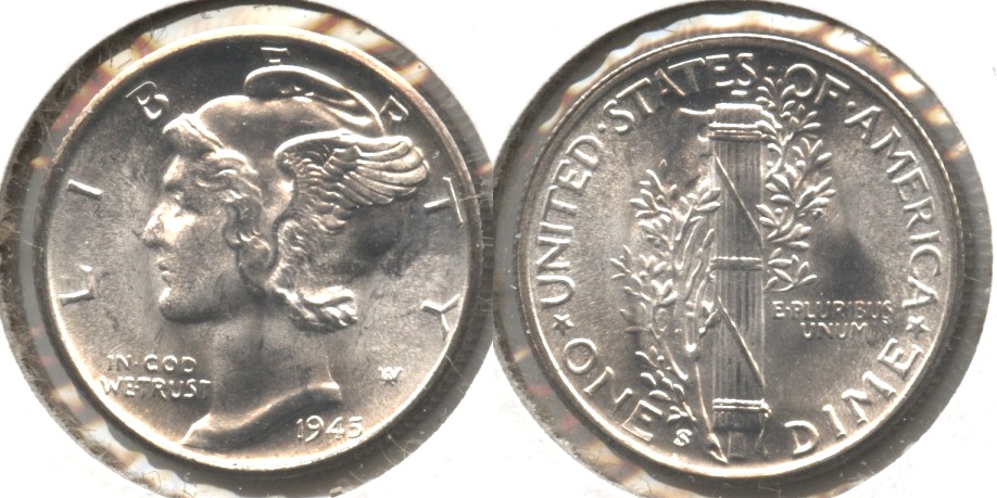 1945-S Mercury Dime MS-63 #d