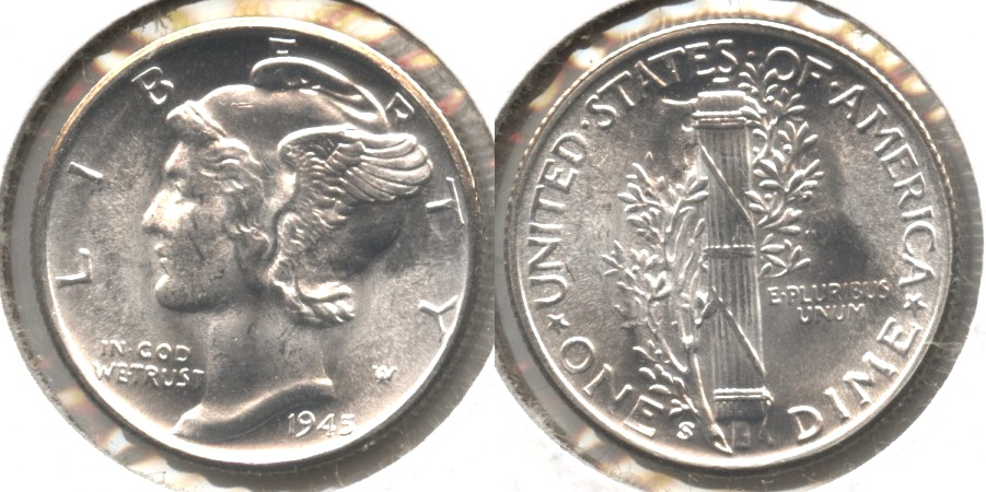 1945-S Mercury Dime MS-63 #q