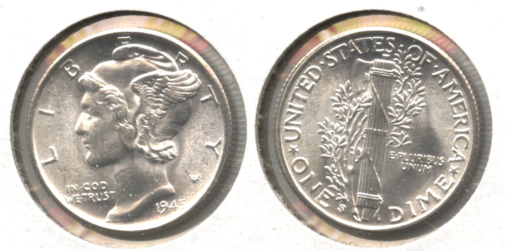 1945-S Mercury Dime MS-64 #q