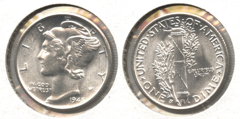 1945-S Mercury Dime MS-64 #r