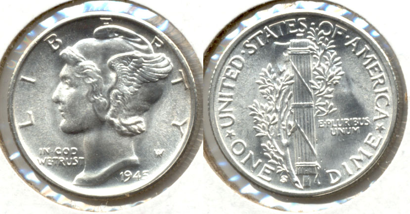 1945-S Mercury Dime MS-65 a