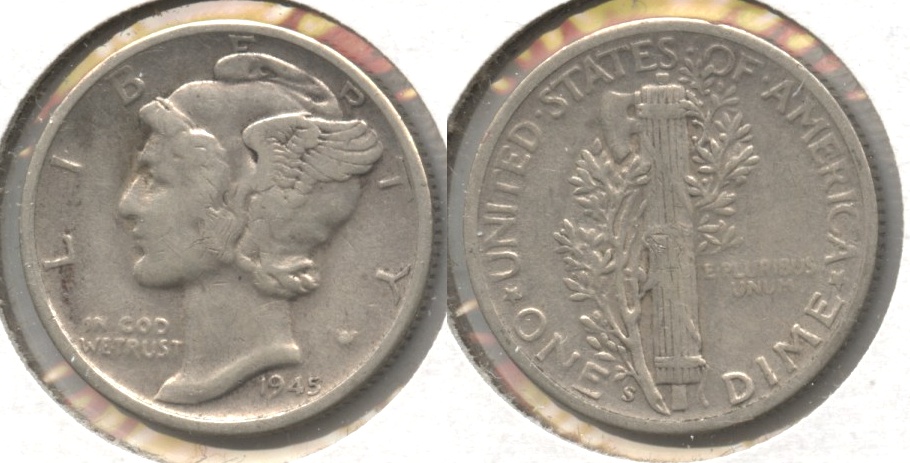 1945-S Mercury Dime VF-20 #g