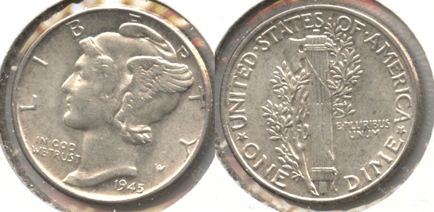 1945 Mercury Dime MS-60 #g
