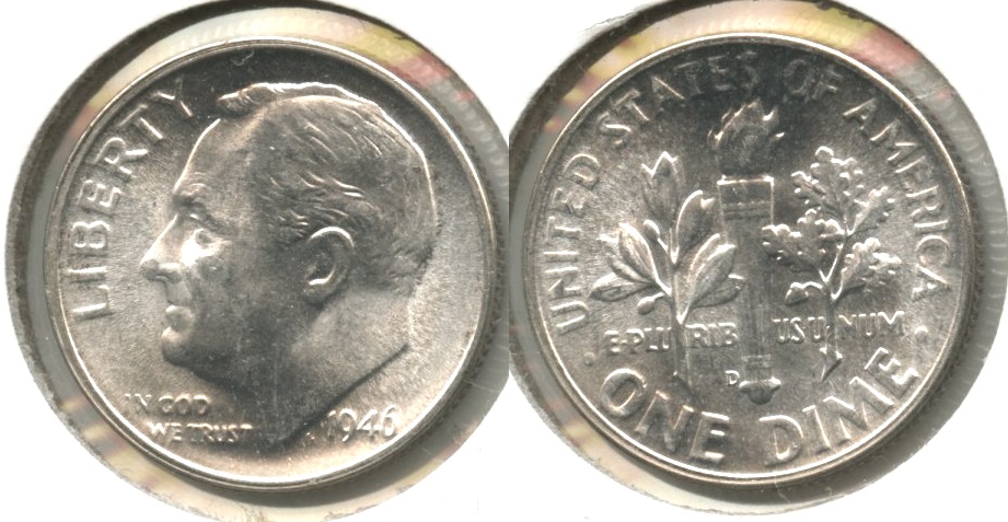 1946-D Roosevelt Dime MS-63 #m