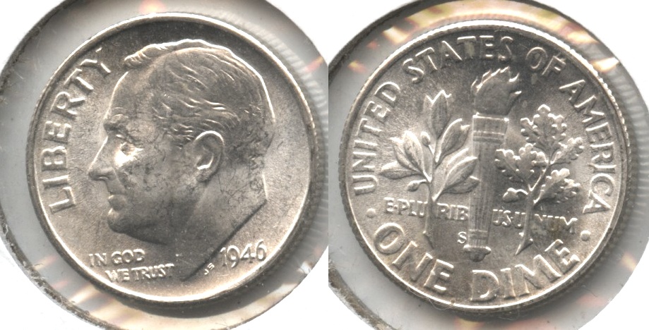 1946-S Roosevelt Dime MS-63 #b