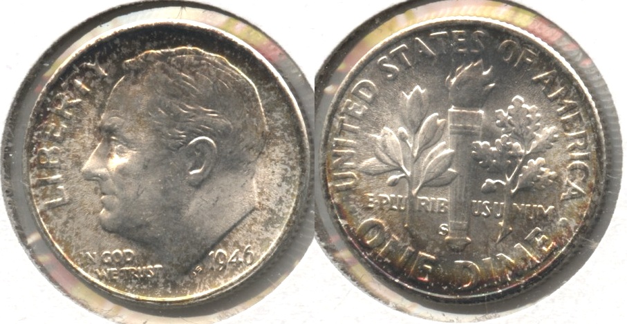 1946-S Roosevelt Dime MS-63 #c