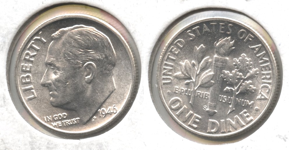 1946-S Roosevelt Dime MS-63 #d