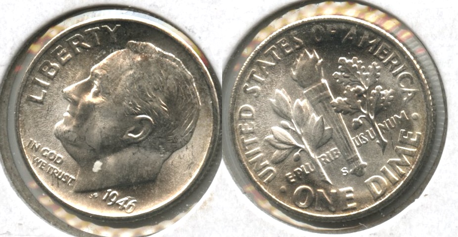1946-S Roosevelt Dime MS-63 #e