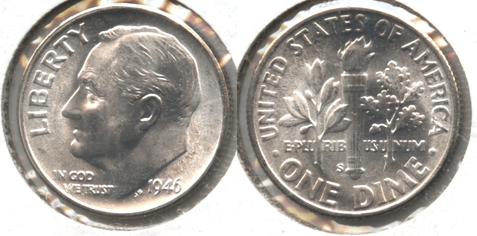 1946-S Roosevelt Dime MS-65 #a