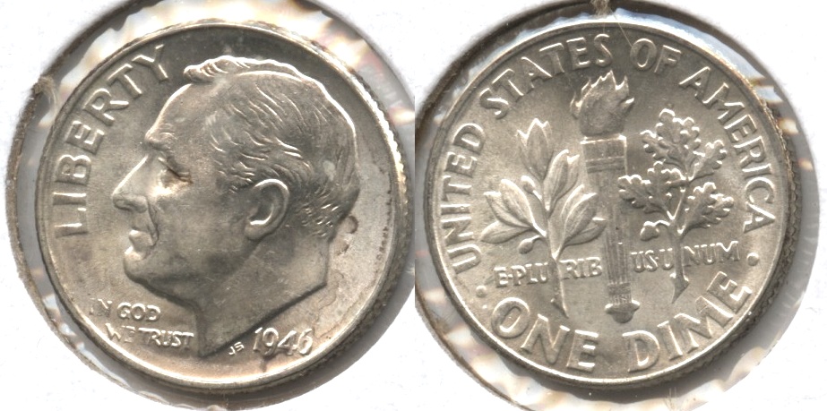 1946 Roosevelt Dime MS-63 #f