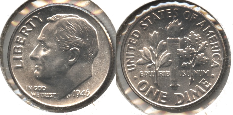 1946 Roosevelt Dime MS-64 #b