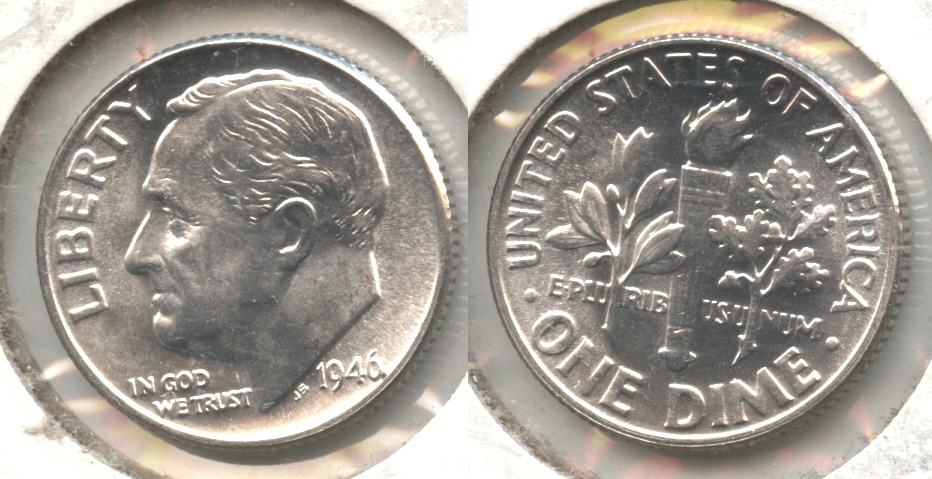 1946 Roosevelt Dime MS-64 #i