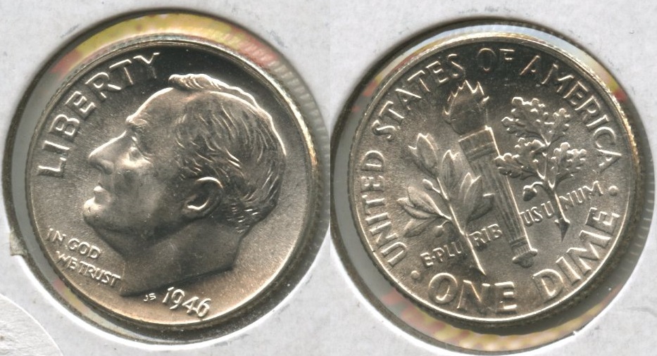 1946 Roosevelt Dime MS-64 #m
