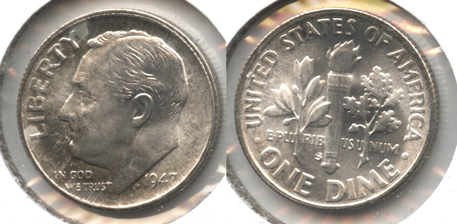 1947-S Roosevelt Dime MS-64