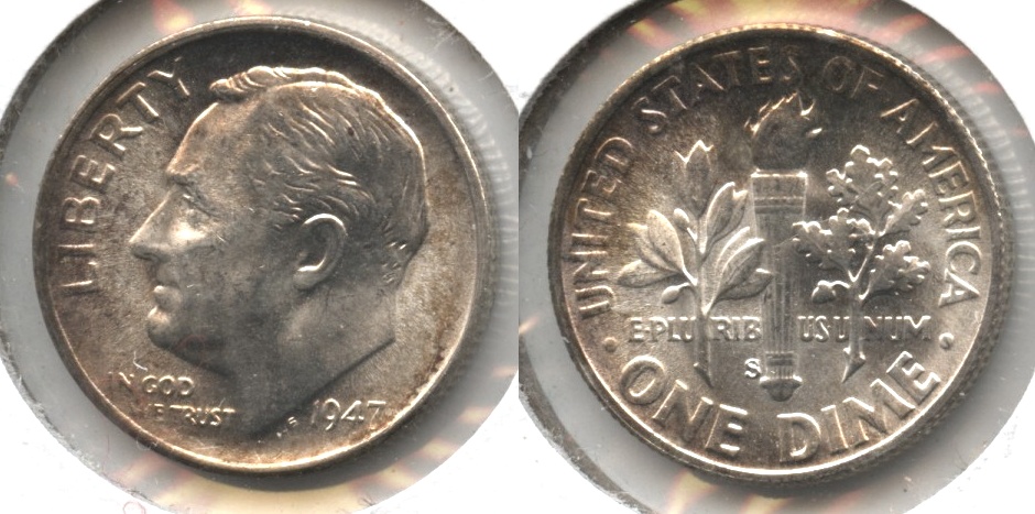 1947-S Roosevelt Dime MS-65