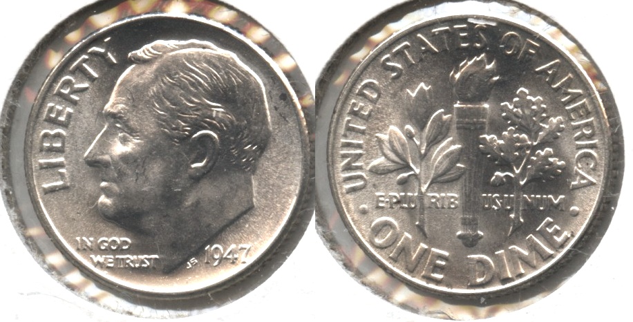 1947 Roosevelt Dime MS-60