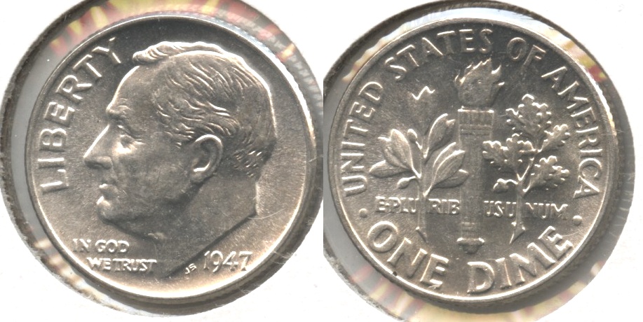 1947 Roosevelt Dime MS-60 #c