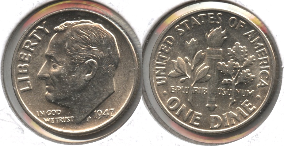 1947 Roosevelt Dime MS-63 #a