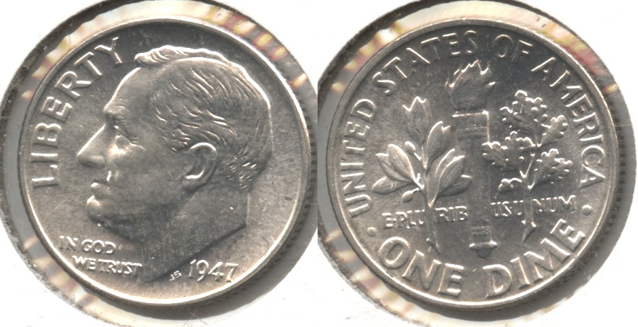 1947 Roosevelt Dime MS-63 #c