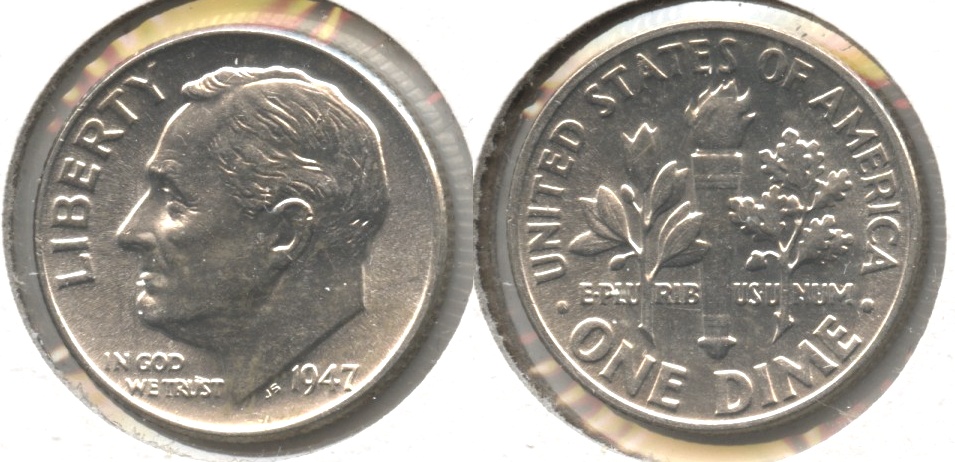1947 Roosevelt Dime MS-63 #h