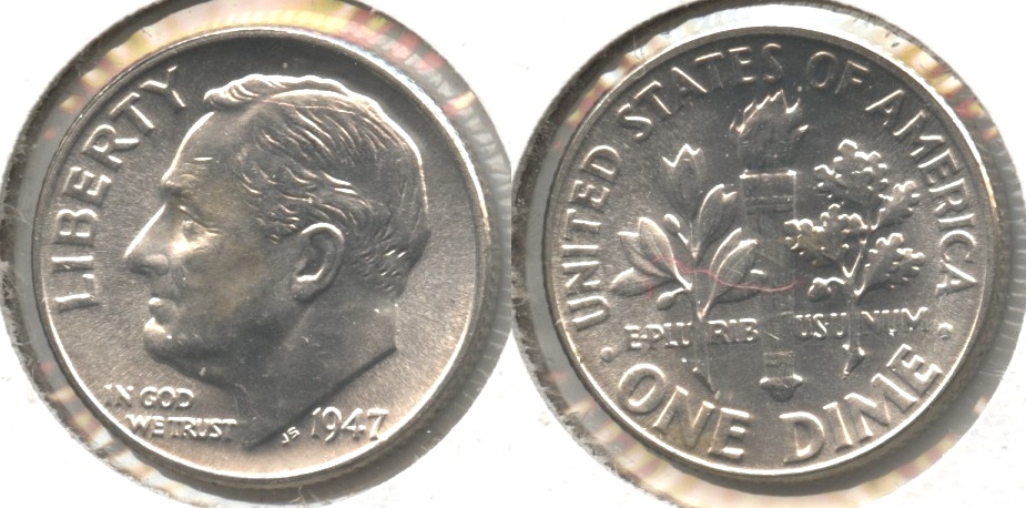 1947 Roosevelt Dime MS-63 #k