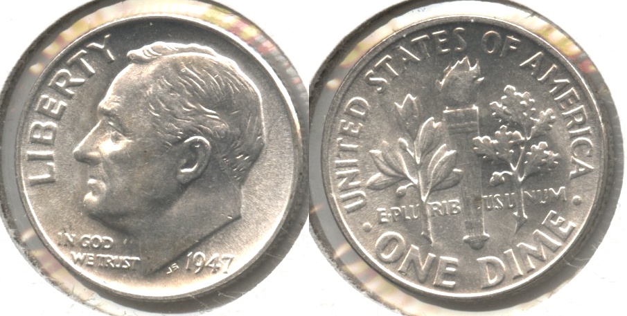 1947 Roosevelt Dime MS-63 #p