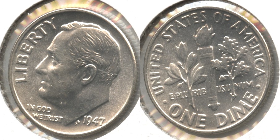 1947 Roosevelt Dime MS-63 #q