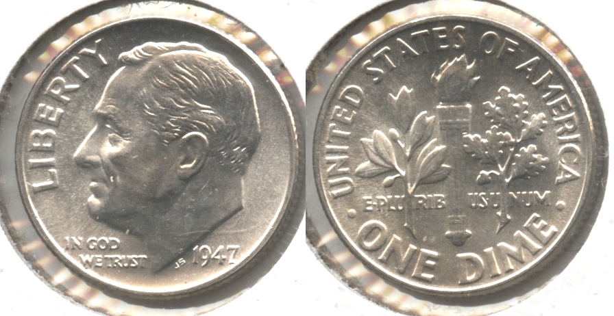 1947 Roosevelt Dime MS-63 #r