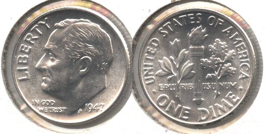 1947 Roosevelt Dime MS-63 #s