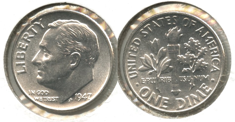 1947 Roosevelt Dime MS-63 #u