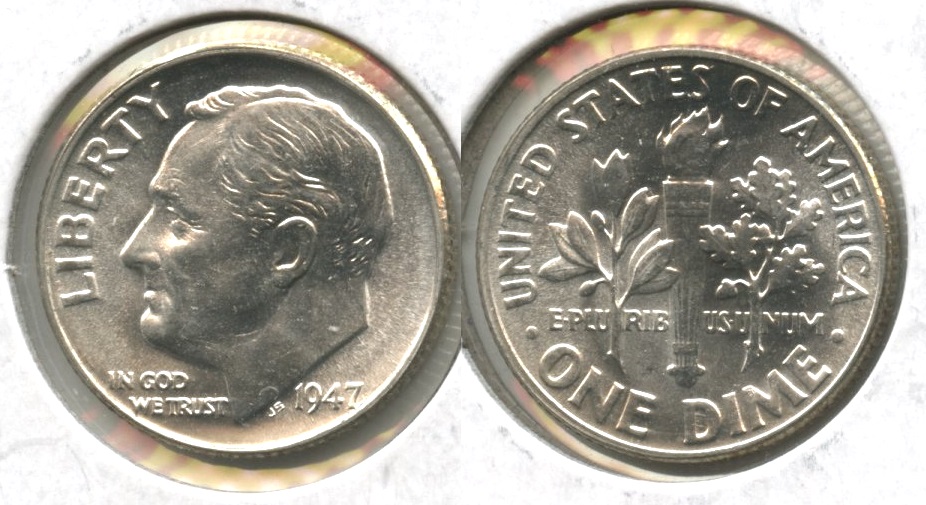 1947 Roosevelt Dime MS-63 #w