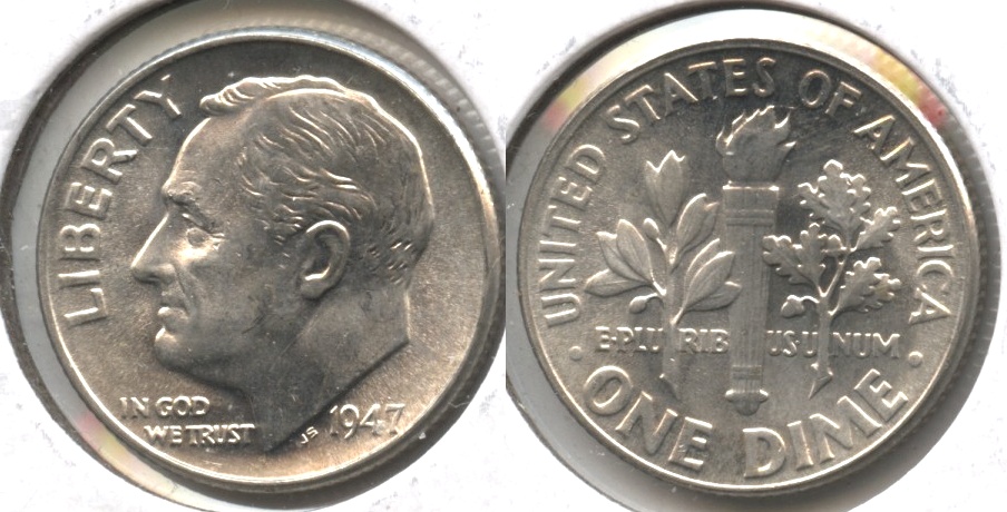 1947 Roosevelt Dime MS-64 #a