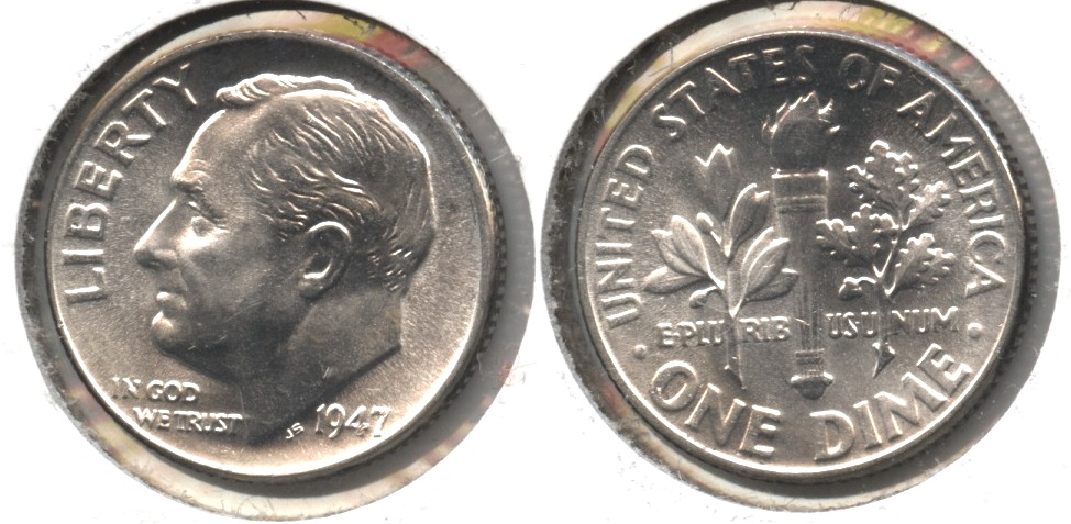 1947 Roosevelt Dime MS-64 #b