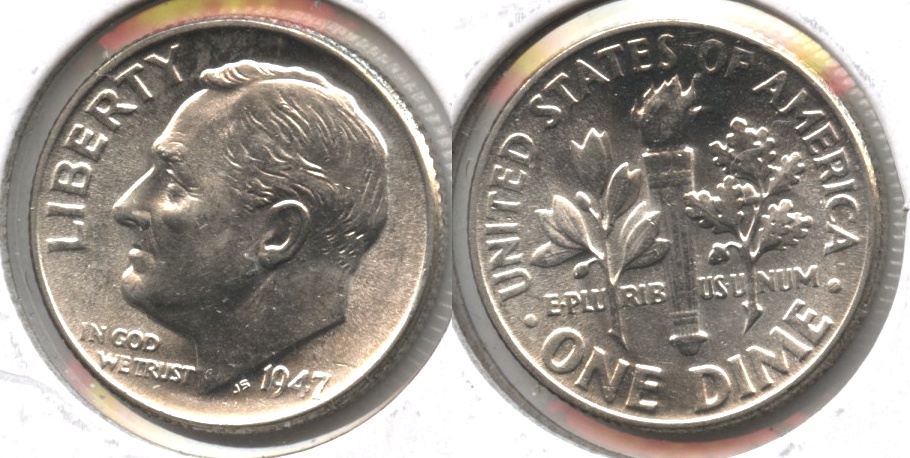 1947 Roosevelt Dime MS-64 #c