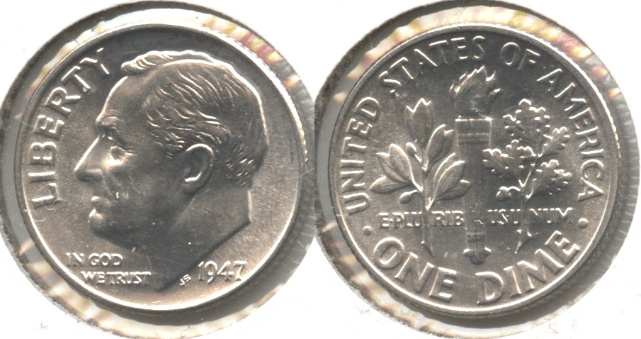 1947 Roosevelt Dime MS-64 #h