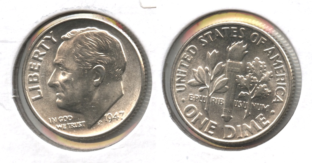 1947 Roosevelt Dime MS-64 #r