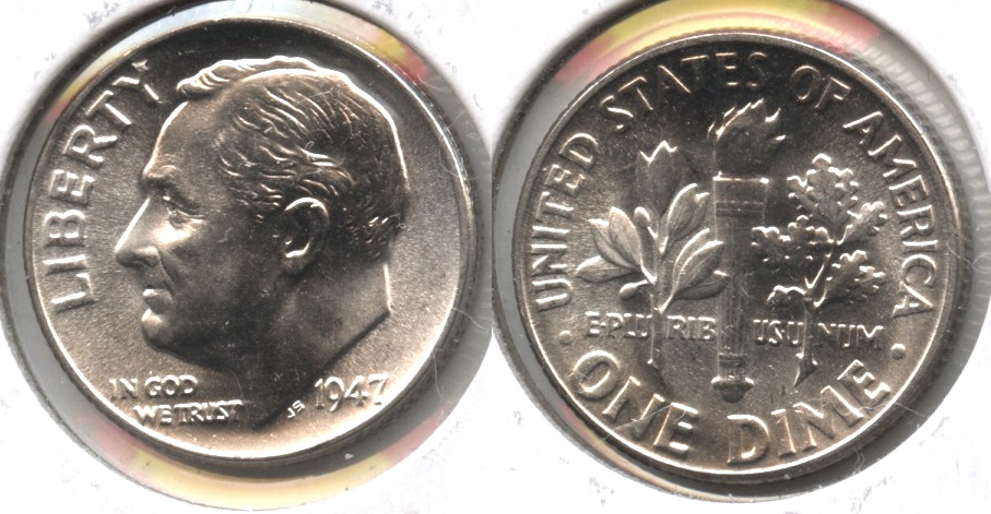 1947 Roosevelt Dime MS-65 #b