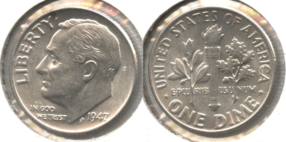 1947 Roosevelt Dime MS-65 #g