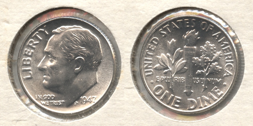 1947 Roosevelt Dime MS-65 #m