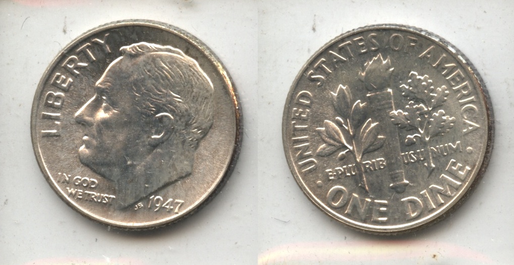 1947 Roosevelt Dime MS-65 #n