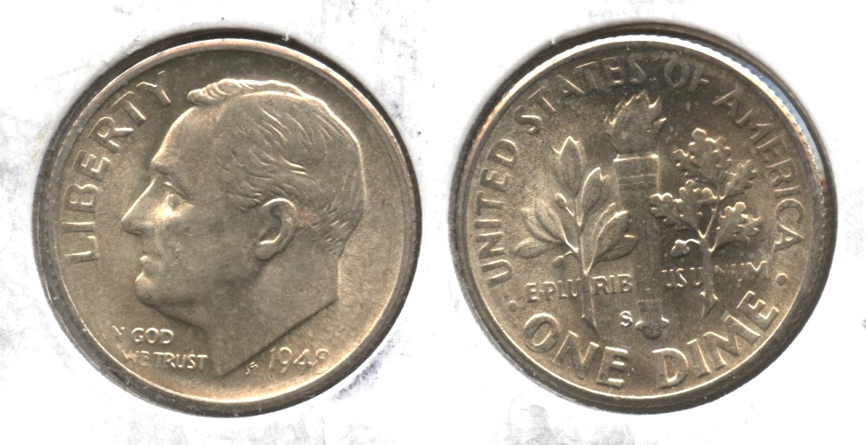 1948-S Roosevelt Dime MS-65 #i