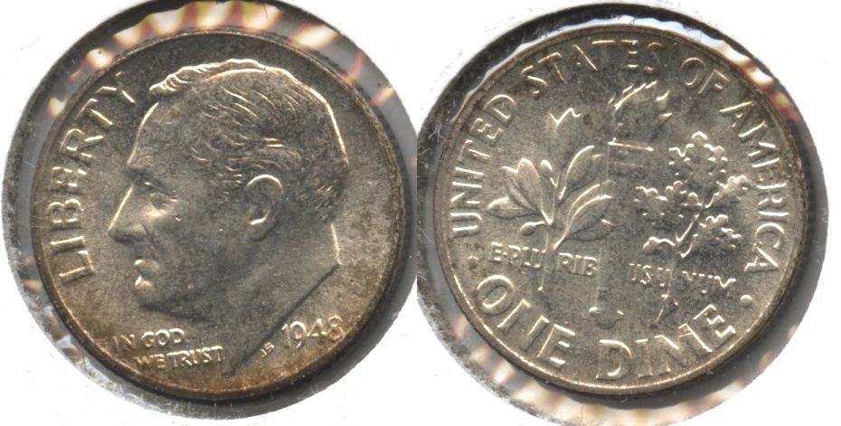 1948 Roosevelt Dime MS-63