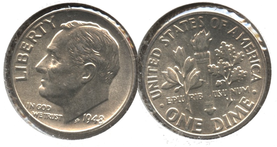 1948 Roosevelt Dime MS-63 #b
