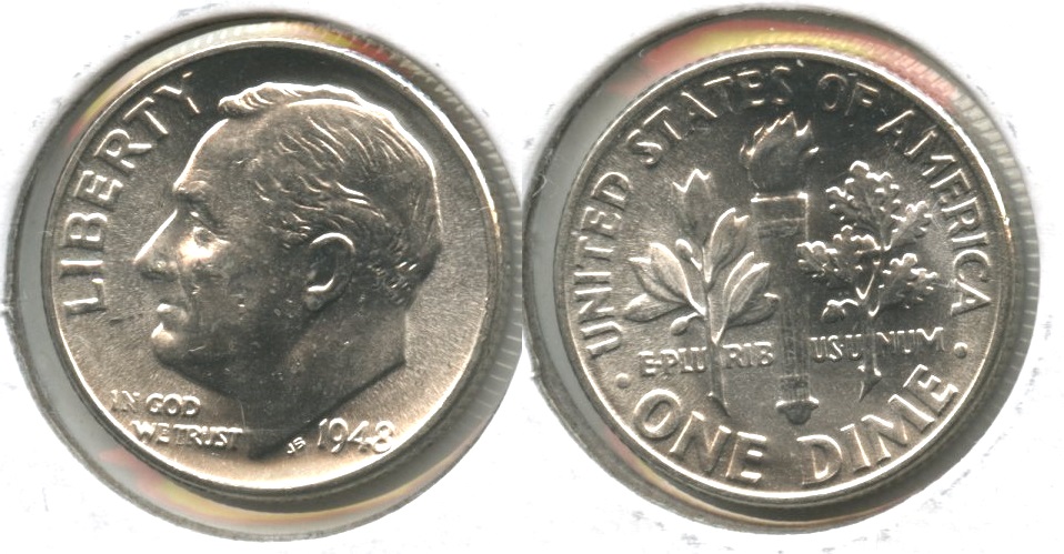 1948 Roosevelt Dime MS-63 #c